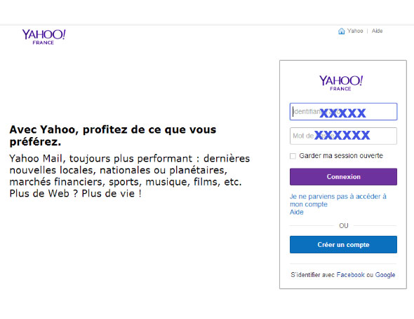 Configurer ou supprimer un compte Yahoo